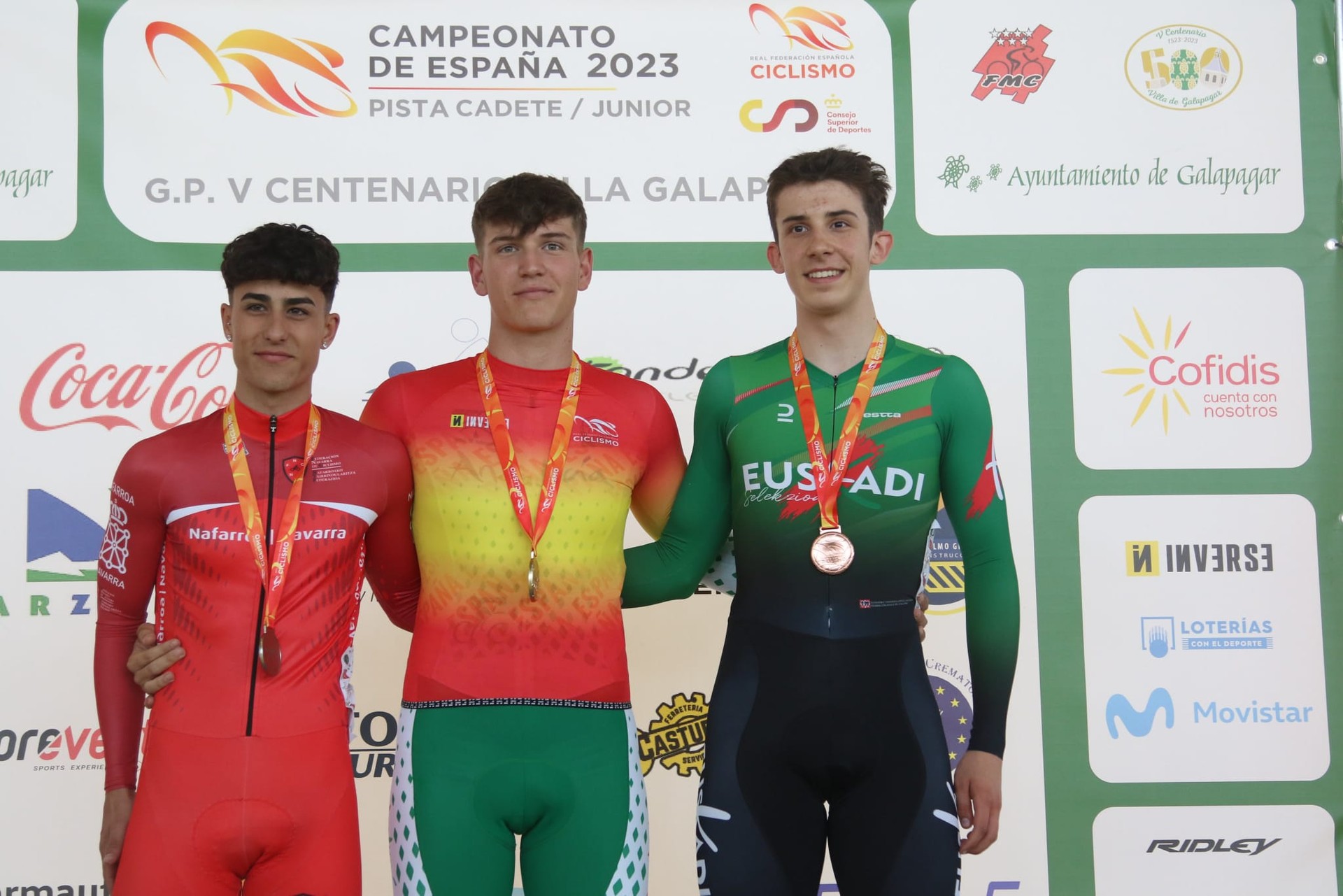 Tasio Semperena eta Aimar Capdequi podiumean, pistako Espainiakoan