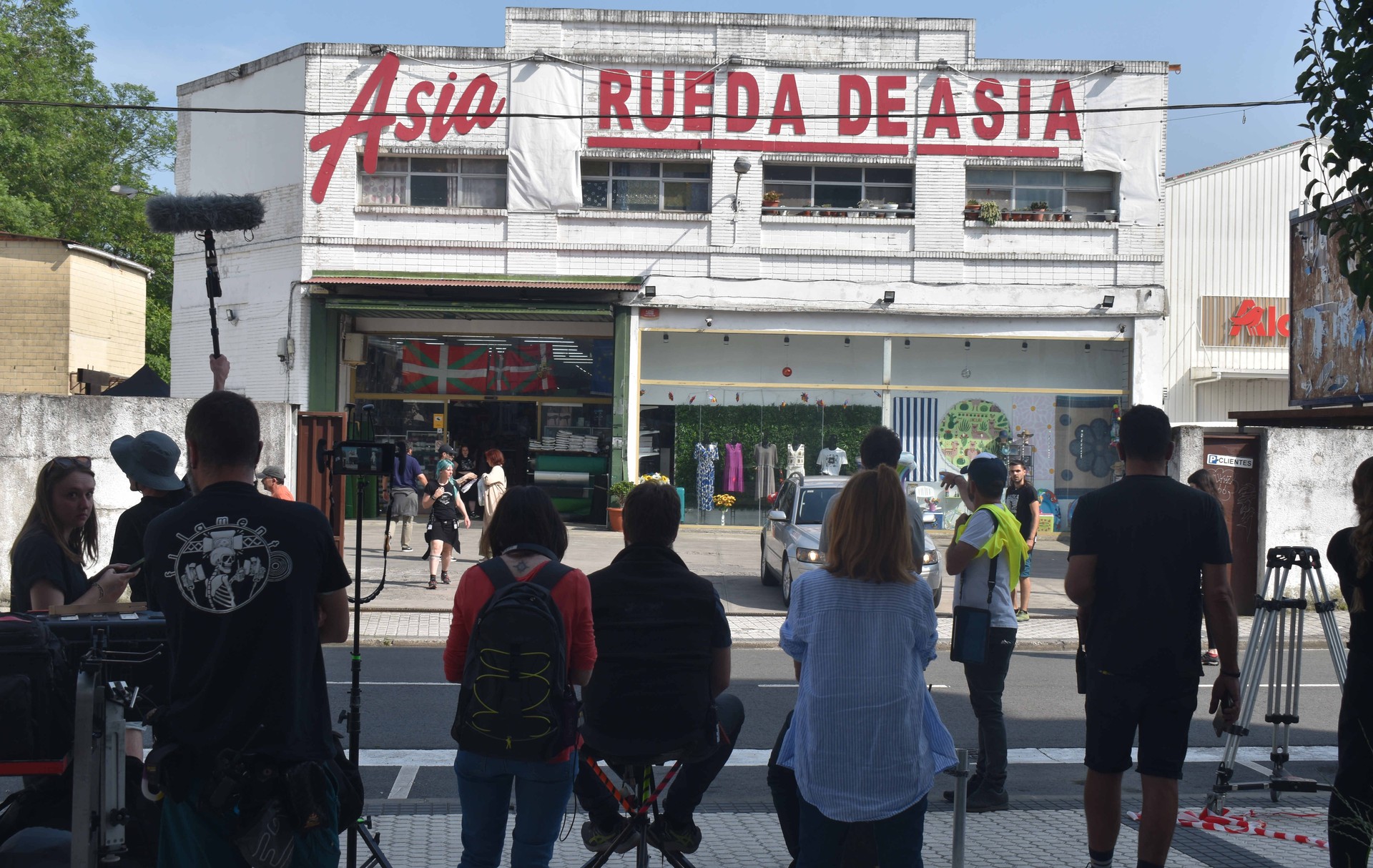 'Argi gorriak' telesailaren grabaketa bukatu dute, Hernani eszenatoki dela