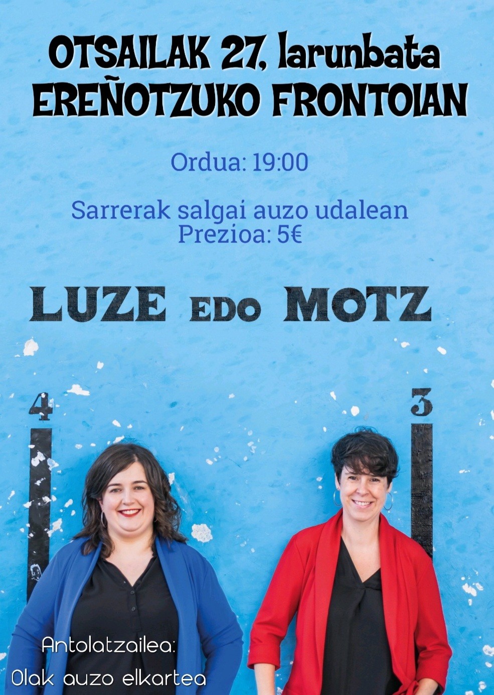 Etzi, 'Luze edo motz' Ereñotzun