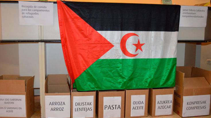 Saharari laguntzeko kaxak, prest