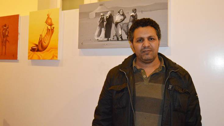 «Saharako errealitatea erakusten dute koadroek; nire beharra da, Sahararen enbaxadore izatea»