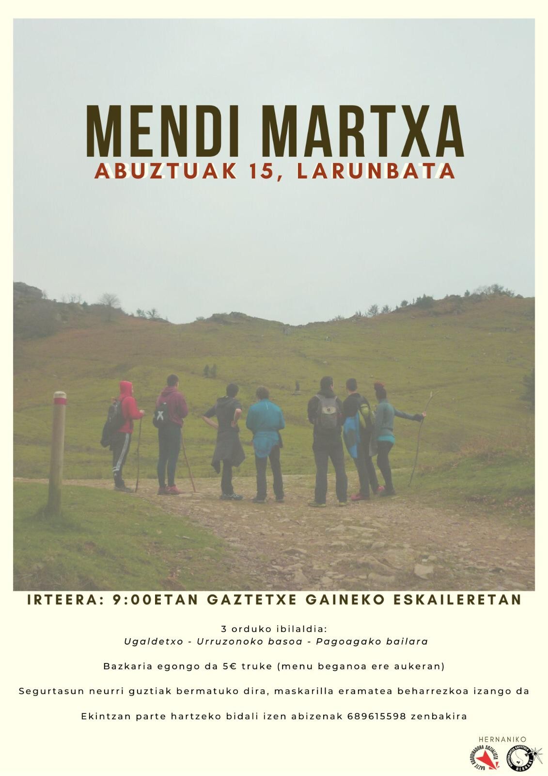 Mendi martxa gaur, Kontrakantxak