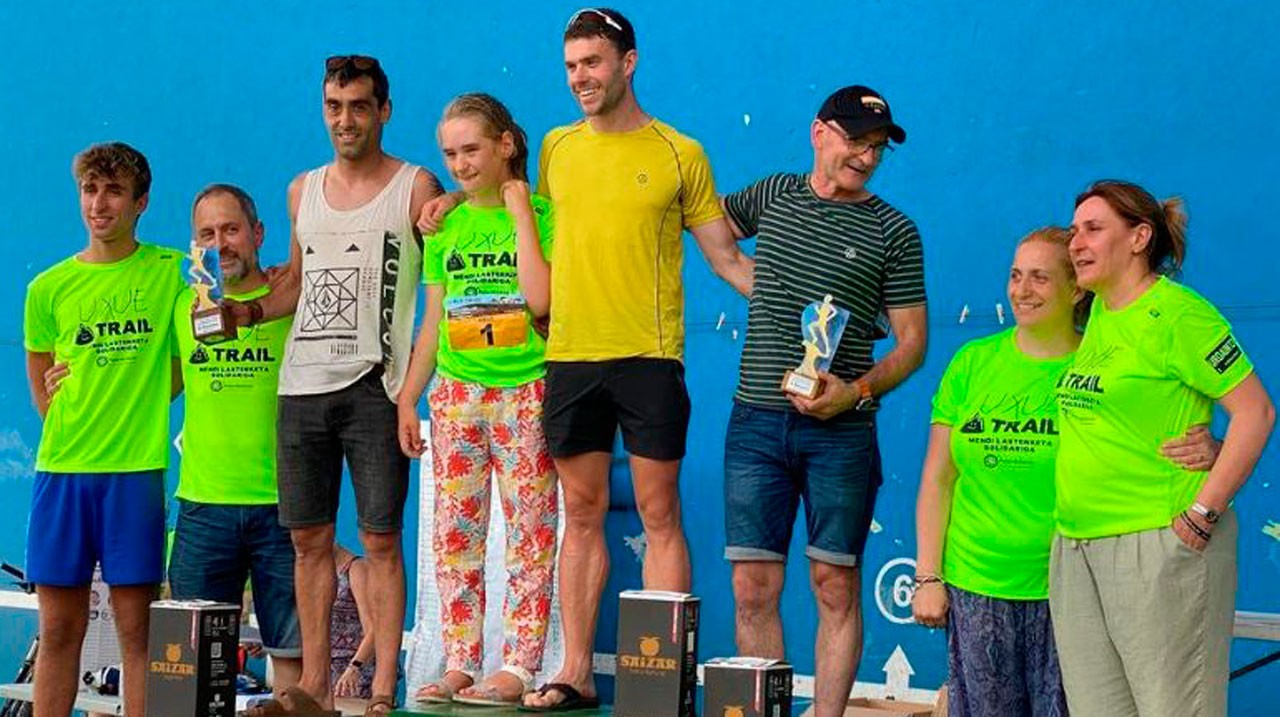 Jon Ander Olazabal hernaniarra garaile, Uxue trail mendi lasterketan