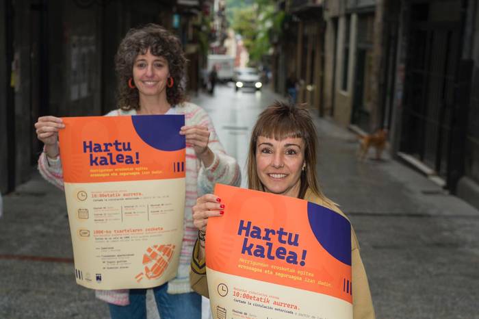 Hartu kalea! ekimena aurkeztu zuten atzo Hernaniko Udalak eta Berriak-ek