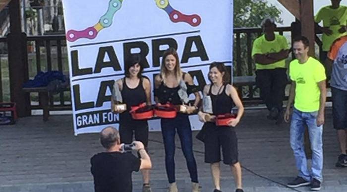 Ezponda hirugarren, Larra-Larrau  bizikleta proban