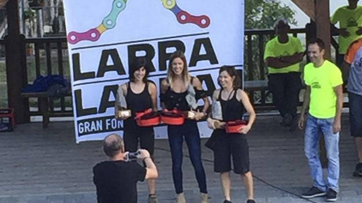 Ezponda hirugarren, Larra-Larrau  bizikleta proban