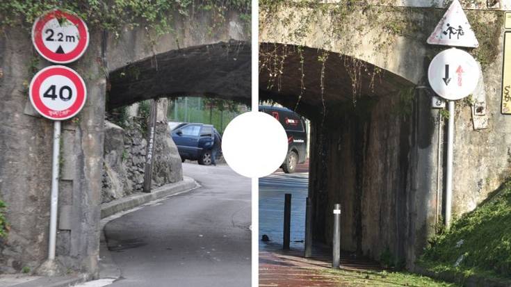 Portuko tunela, lehen eta orain