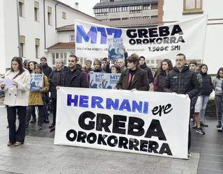 Hernaniko Greba Batzordeak herritar guztiak deitu ditu martxoaren 17an bat egitera
