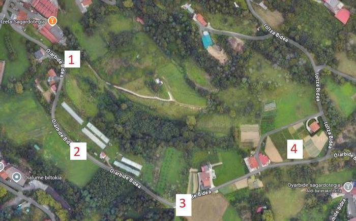 Oiarbide bidean hiru baztergune egiteko lanak asteartean hasiko dira