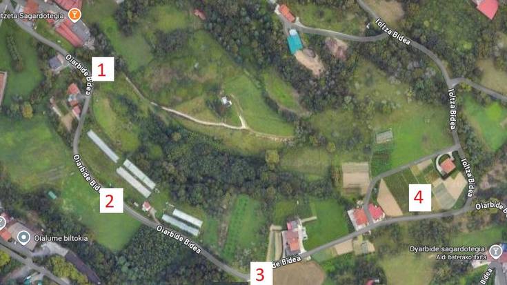 Oiarbide bidean hiru baztergune egiteko lanak asteartean hasiko dira
