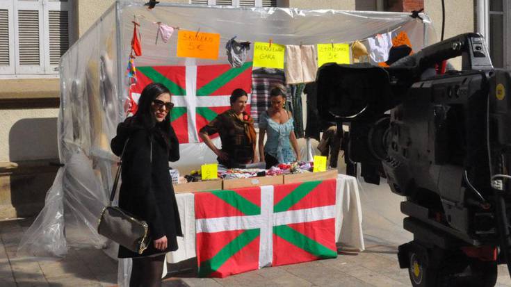 Biteri inguruan  grabatzen aritu dira Vaya Semanitako aktoreak