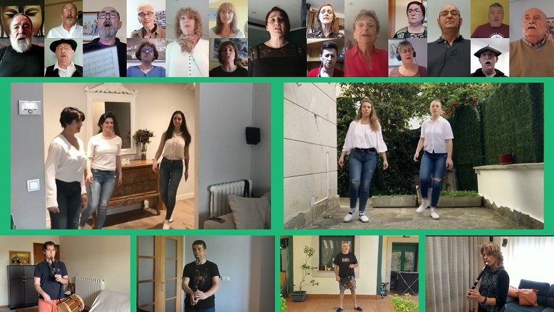 Zaharrei Omenaldia, bideo bidez egin zaie aurten Astigarragan