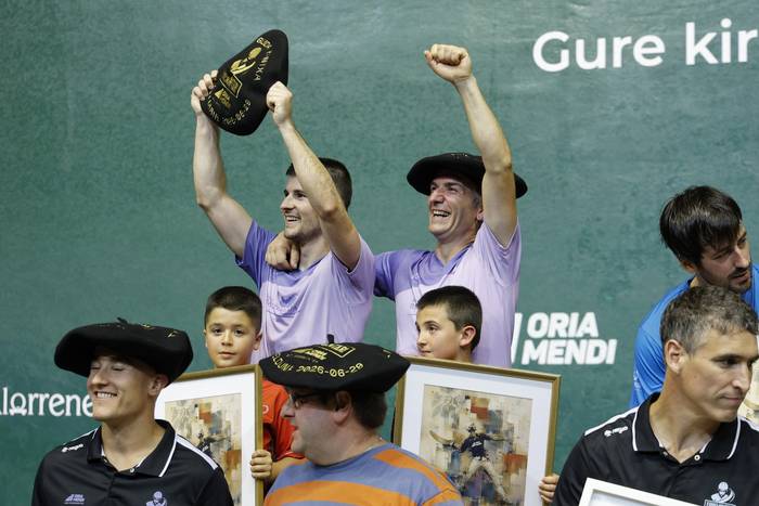 Zubirik eta Ansak lortu dute sagardoaren txapela, final ikusgarrian