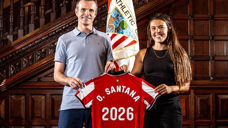 Olatz Santana atezain hernaniarra, Athleticera