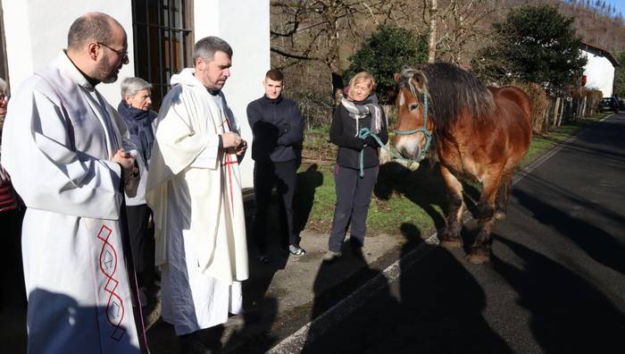 San Anton eguna ospatuko dute goizuetarrek bihar,  aziendak bedeinkatzeko berreskuratutako eguna