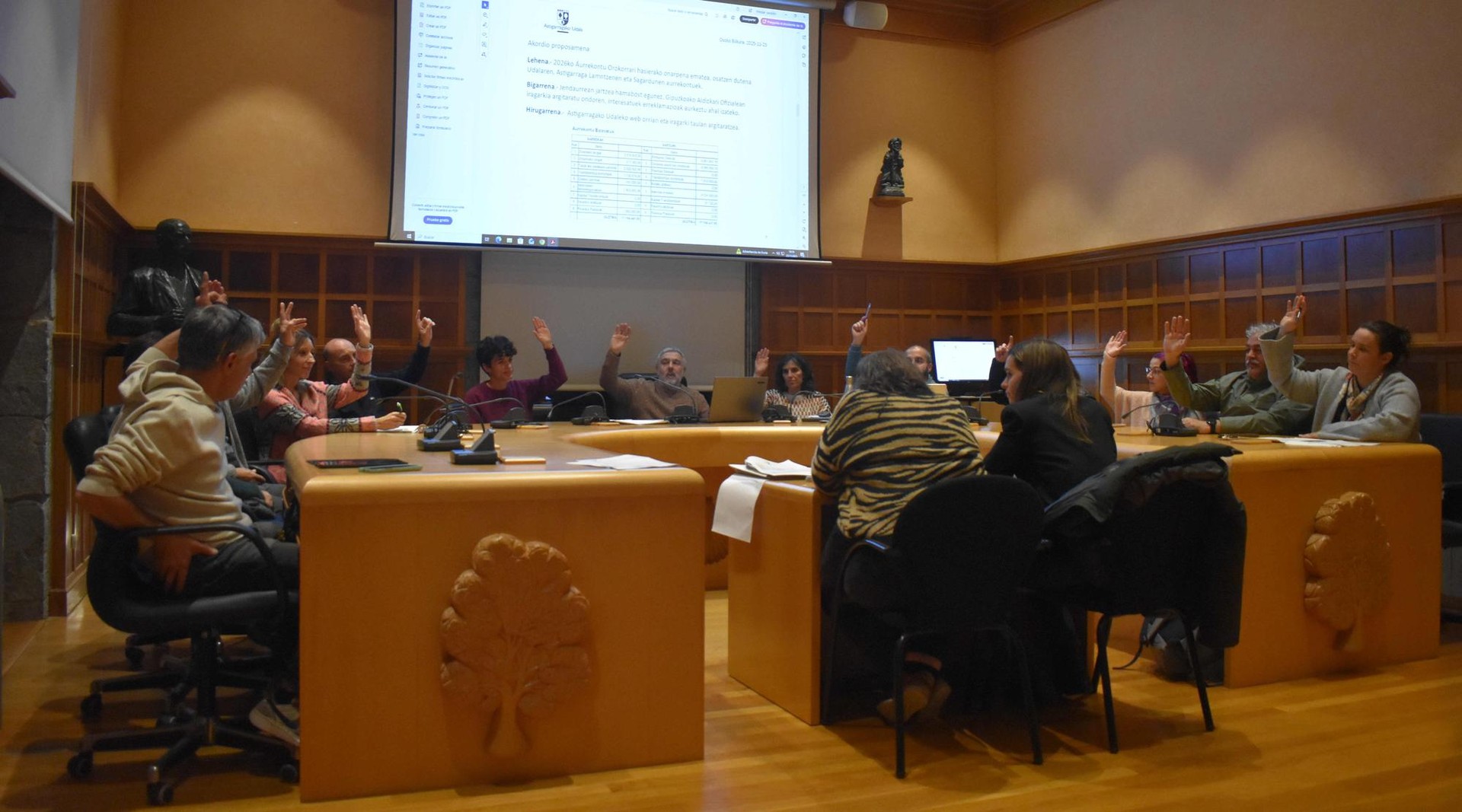 Plenoa gaur Erriberan, ohiko deialdian