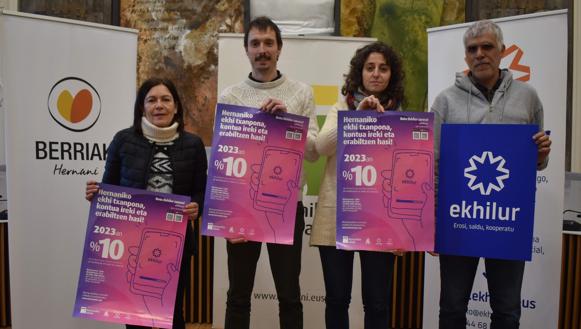 Ekhi monetan 200.000 euro inbertituko ditu Udalak aurten, herrian bi milioi euroko gastua sustatzeko asmoz