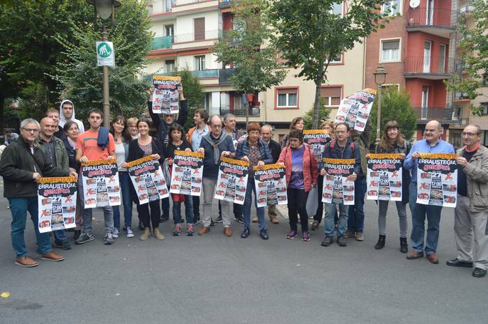 Erraustegiaren aurka, Donostian, larunbatean.