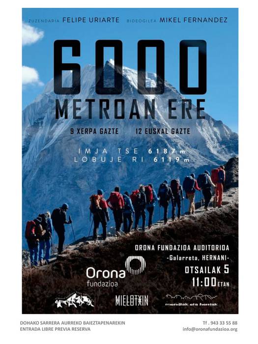 6.000 metroan ere