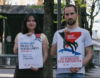 Kubari laguntzeko ekintzak antolatu dituzte eragile ezberdinek bailaran, aste honetarako