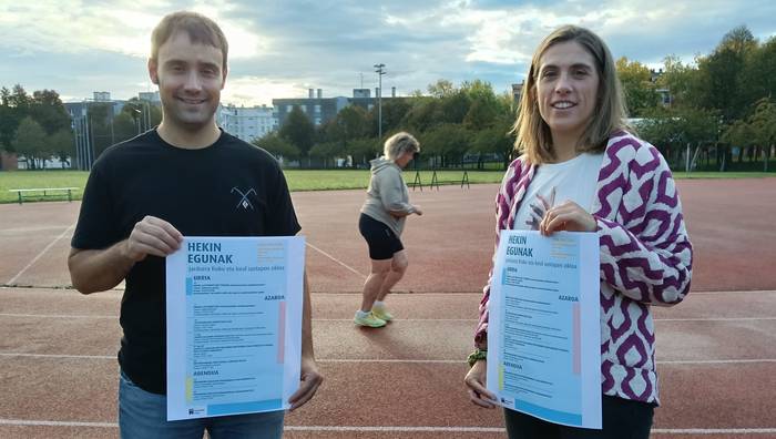 Hekin Egunak jarri dituzte martxan, herrian kirola eta jarduera fisikoa zabaltzeko