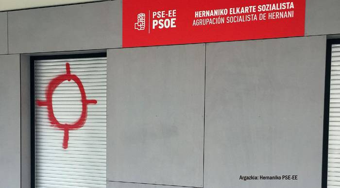 Bizikidetza arlotik at PSE-EE, pintadak medio