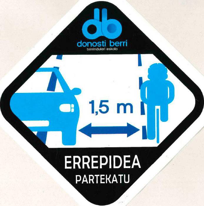 Segurtasunaren alde, pegatinak