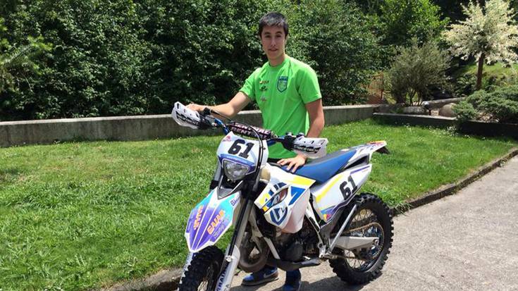 «Motokrosean ondo ibiltzeko  sekretu bakarra dago: entrenatzea»