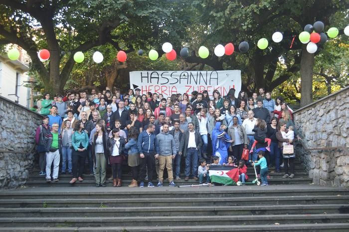 Tilosetan elkarretaratzea, 'Hassanna, herria zurekin' lemapean