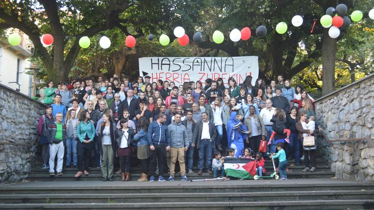 Tilosetan elkarretaratzea, 'Hassanna, herria zurekin' lemapean