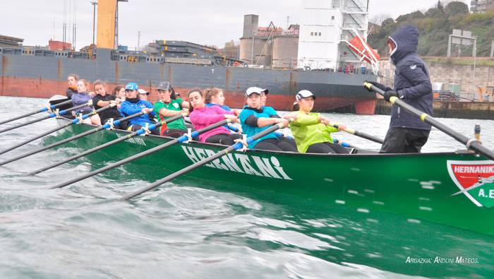 Hernaniarren aurreneko traineru estropada gaur, Orion