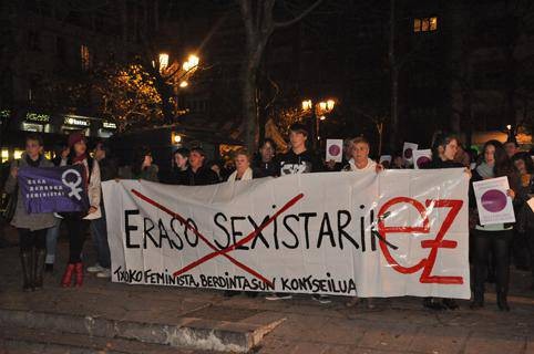 «Emakumeen kontrako indarkeria da, gure arazo sozio-politiko nagusia»