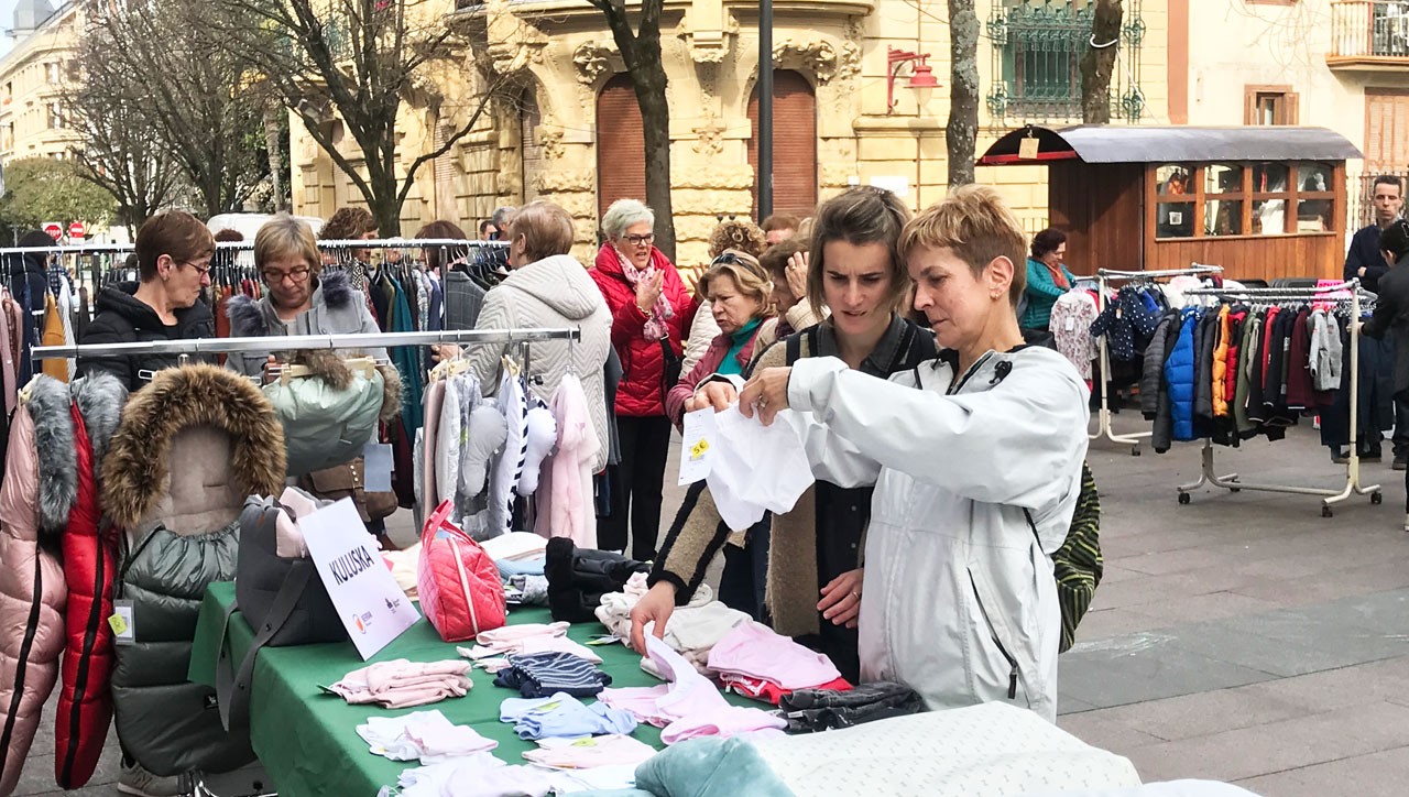 Stock Azoka gaur eta bihar, Plaza Berrin