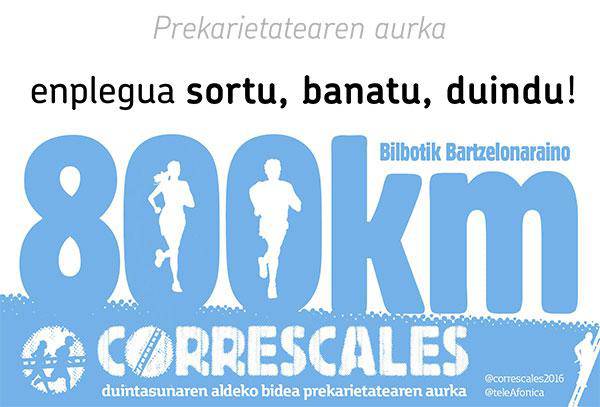 Goizean iritsiko da martxa, herrira