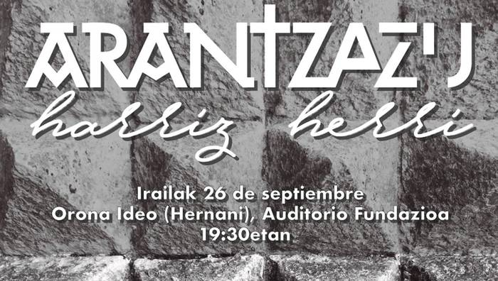 'Arantzazu, harriz herri' dokumentala, Oronan