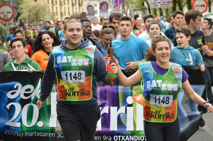 Astigarraga ere Korrikaren alde