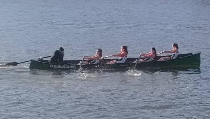 «Primeran» ekin diote Hernaniko arraunlariek Gipuzkoako Batel Ligari, infantil eta kadete mailan