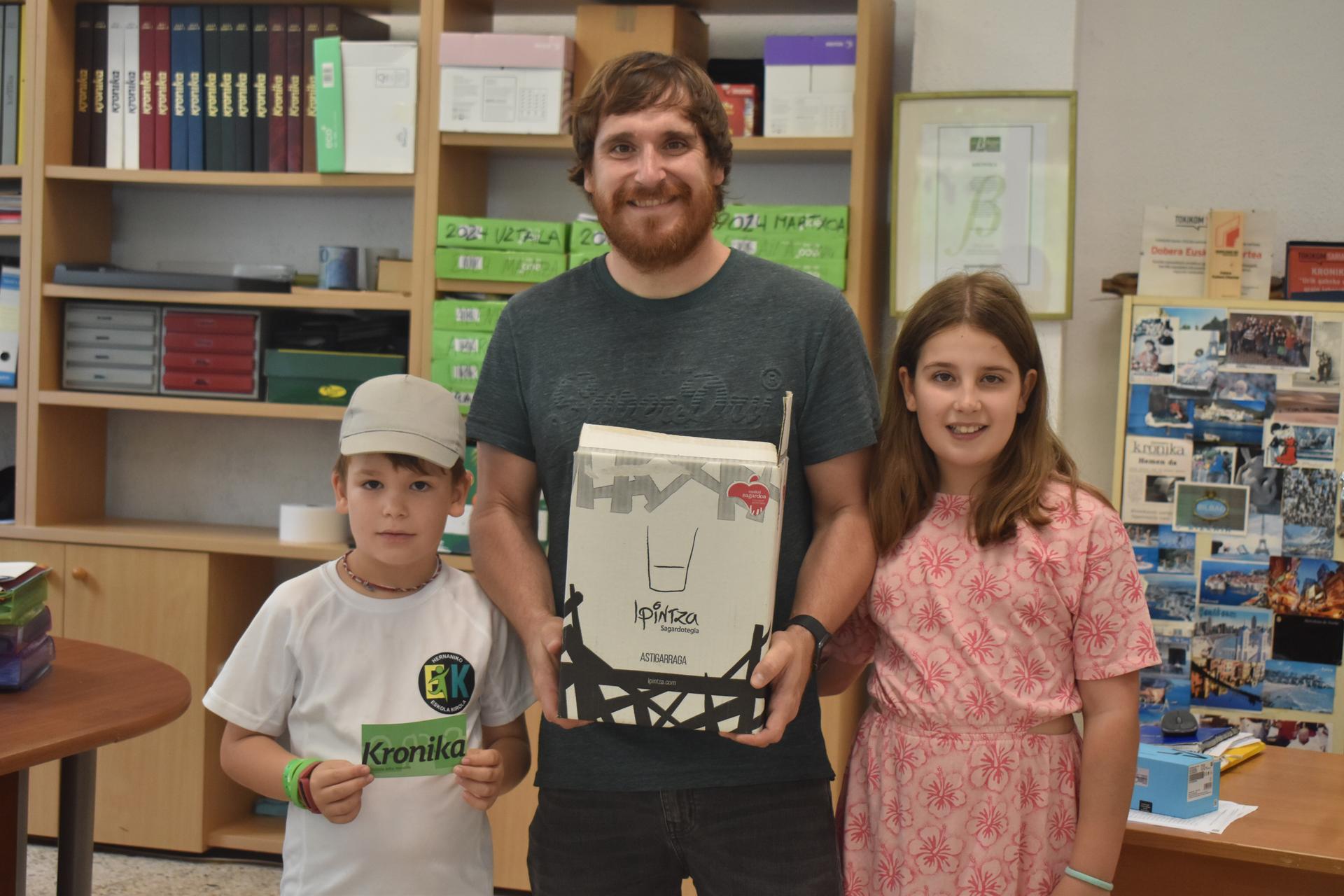 Iñigo Gastesi, ekaineko irabazlea
