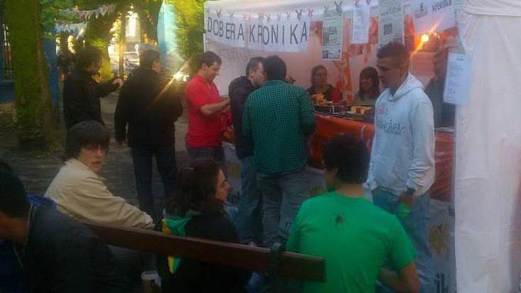 Boluntario bila, txosnarako