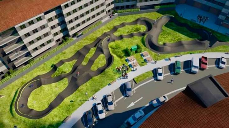 Parke berritua Arrobitxulon eta 'pump track' pistaren obrak abian