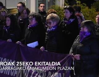 Ixiltasuna, salaketa eta kantua, Emakumeenganako Indarkeriaren Kontrako Egunean