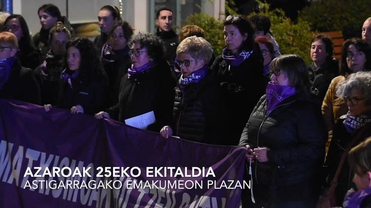 Ixiltasuna, salaketa eta kantua, Emakumeenganako Indarkeriaren Kontrako Egunean