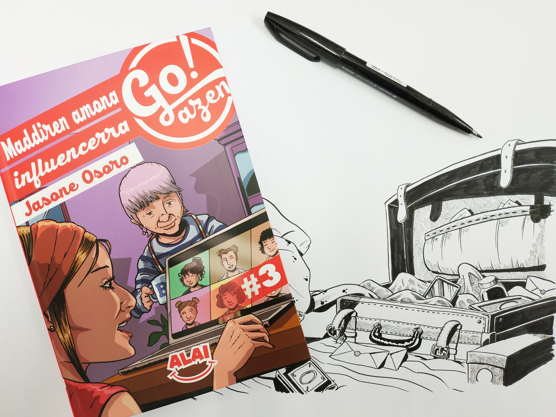 Go!azen-en 3garren nobela, kalean da