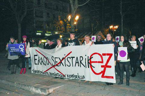 Hernanik ere «EZ», emakumeen aurkako indarkeriari