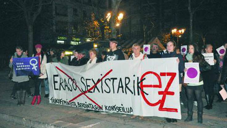 Hernanik ere «EZ», emakumeen aurkako indarkeriari