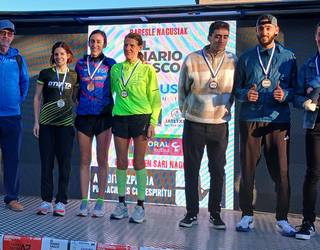 Atleta hernaniarrak indartsu, asfaltoan eta mendian