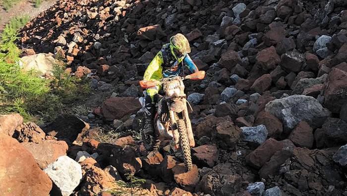 Garmendiak  erakustaldi  ikaragarria egin du, enduro lasterketeta gogorrenean 