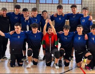 Kadete mailako mutilak, Euskadiko txapeldunak boleibolean