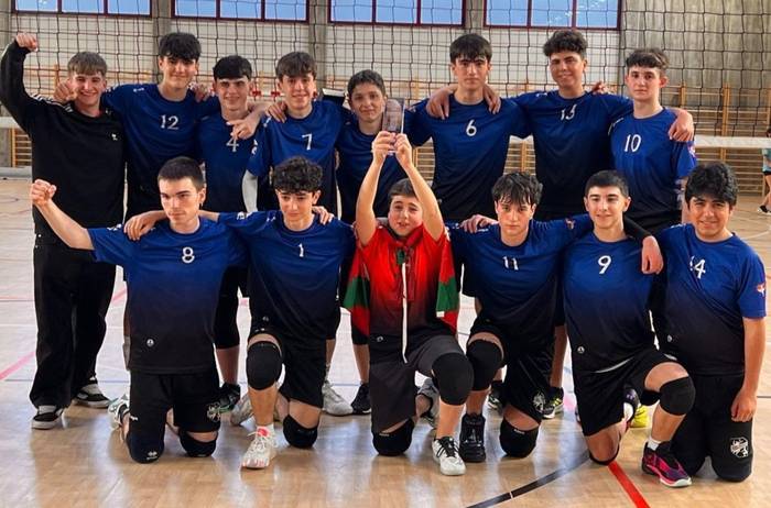 Kadete mailako mutilak, Euskadiko txapeldunak boleibolean