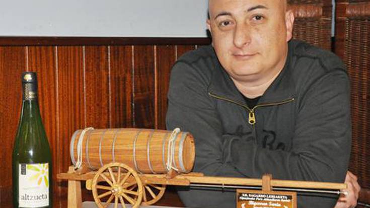 «Bigarren postuak saritzen ditu gure sagardoa eta egiten ari garen lana»
